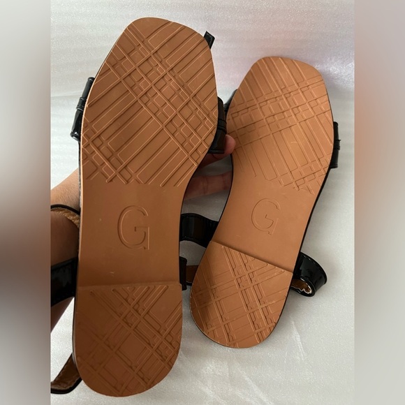 4/$25 Gimi Women Korean Black Flat Sandals Casual Summer Fashion Lightweight sz6 - Picture 7 of 11